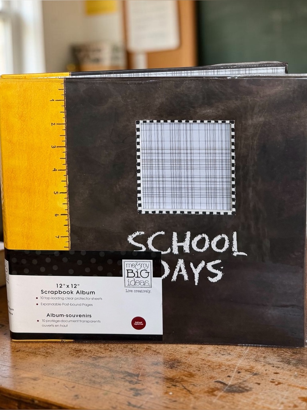 New Me & My Big Ideas Frame School Days 12 x 12 Scrapbook Album